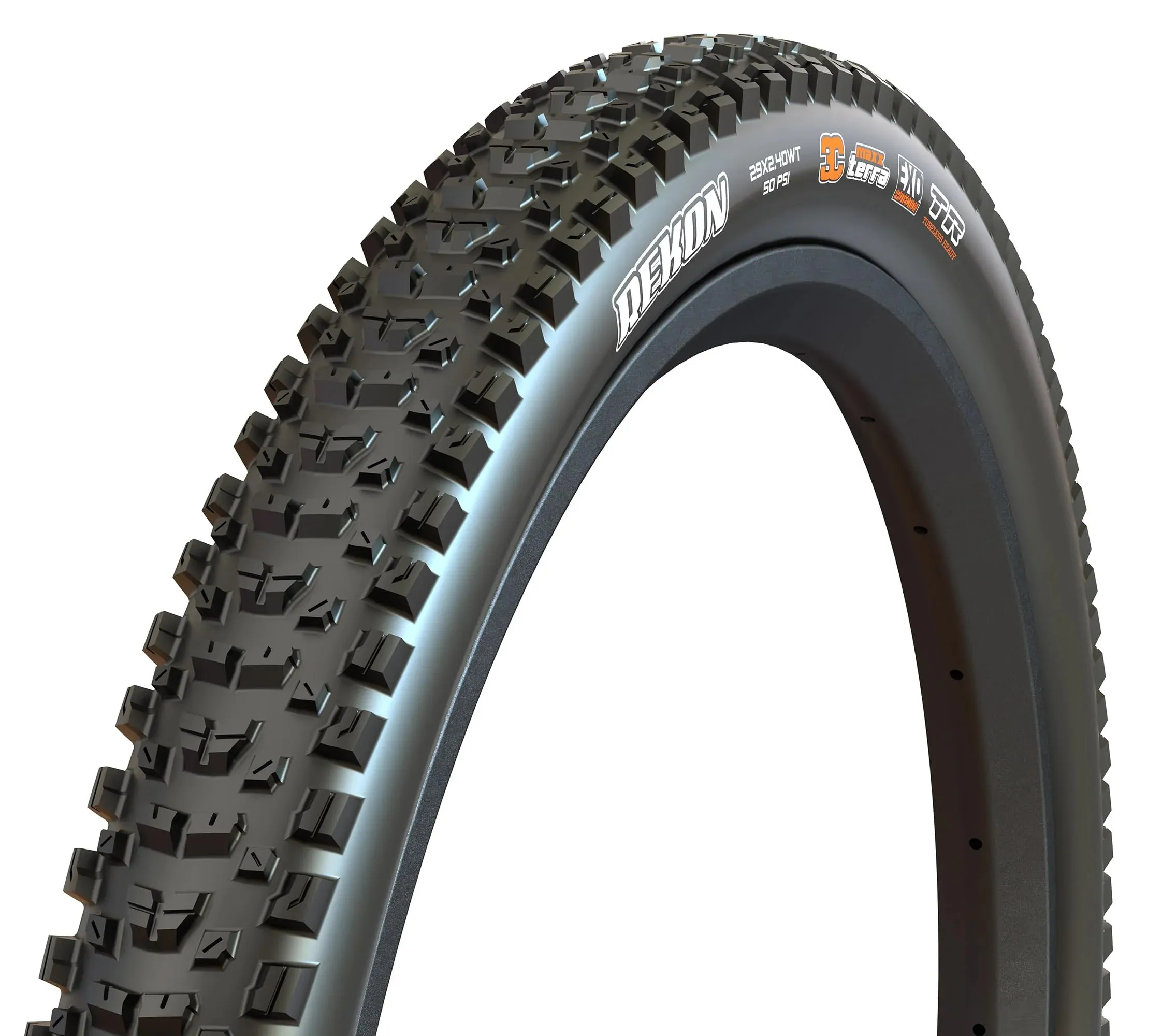 MAXXIS Rekon 24 x 2.20 Folding Tyre - Aggressive Trail Tyre with EXO Protection & Tubeless Ready