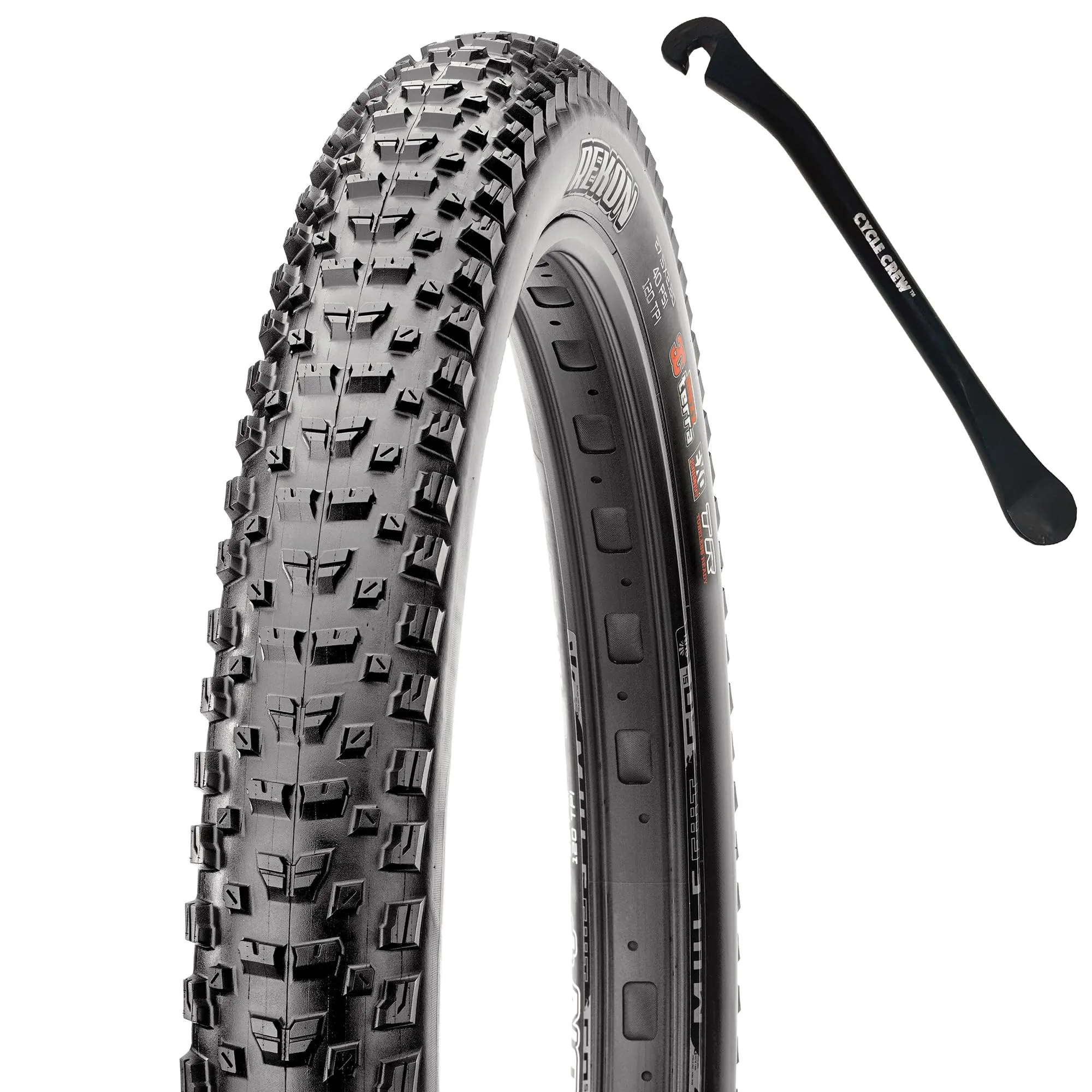 Maxxis Rekon 27.5 x 2.80 Mountain Bike Tire with EXO+ Protection & Tire Lever Bundle
