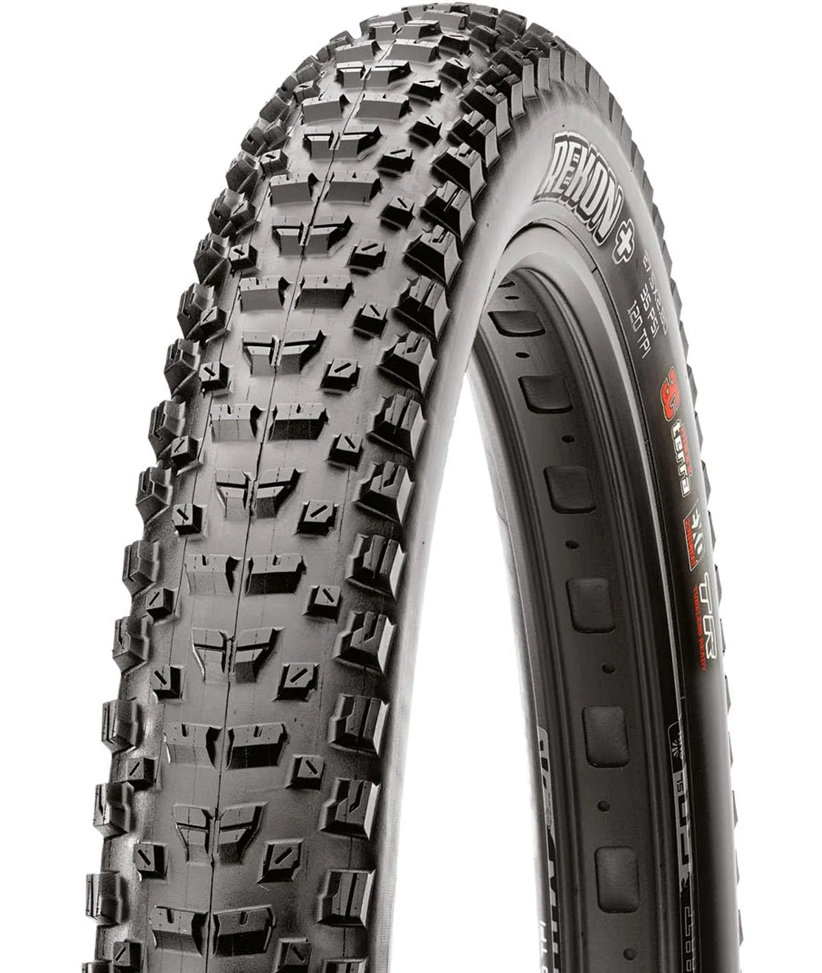 Maxxis Rekon 3C/Exo/Tr 27.5x2.80 Plus Tire - Aggressive Performance, Superior Control, Black