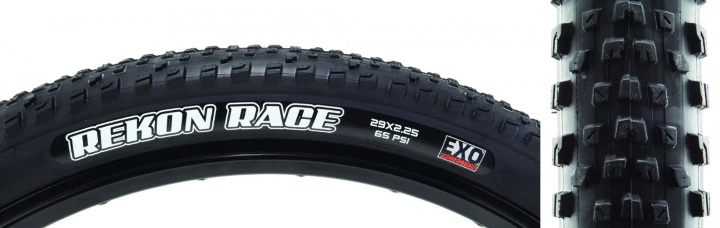 MAXXIS Rekon Race Tire 29 x 2.25 Black Wire Bead for Trail & Short Track Racing
