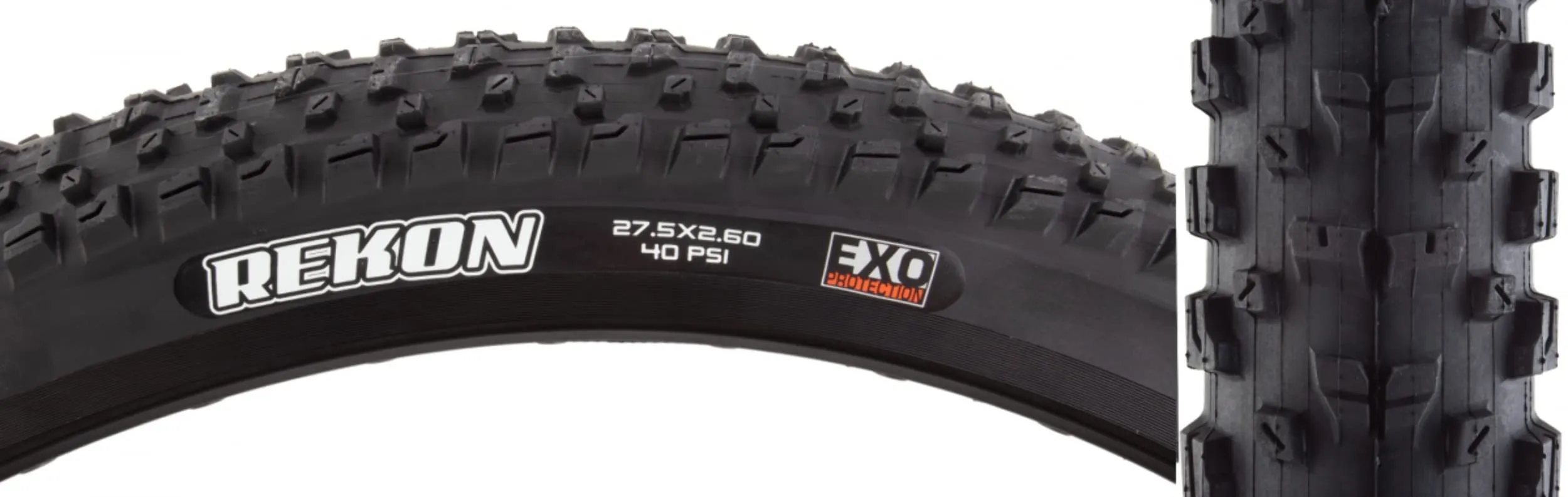 MAXXIS Rekon Tire 27.5 x 2.6 - Aggressive Trail Tire, Clincher, Black, EXO Protection