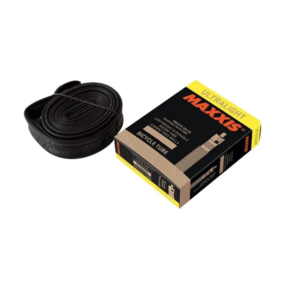Maxxis Ultralight 700c Inner Tube Presta Valve 60mm for 33-50C Tires - Lightweight and Durable
