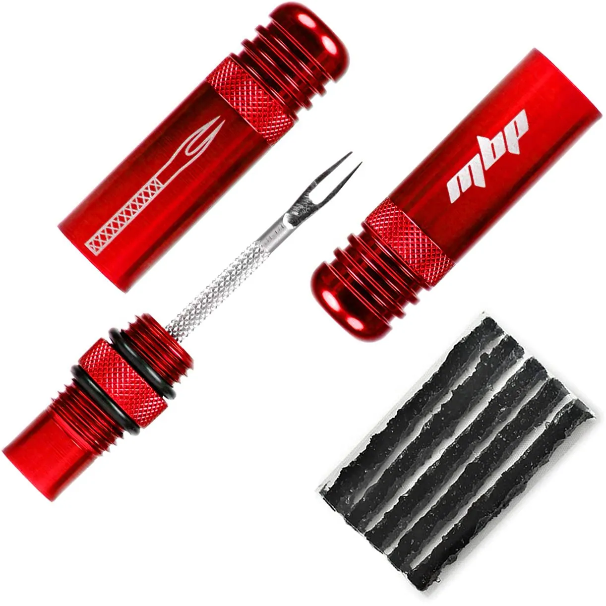 MBP Ultimate Cycling Tubeless Tire Repair Kit - Compact, Lightweight Tool with Tire Plugs for All Tubeless Tires