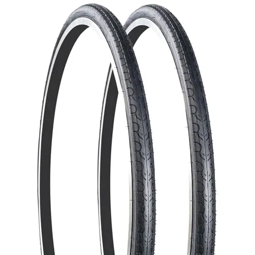 MEGHNA K193 Bicycle Tires 700x25C Durable Kevlar Rubber for Road, Commuter, Hybrid Bikes