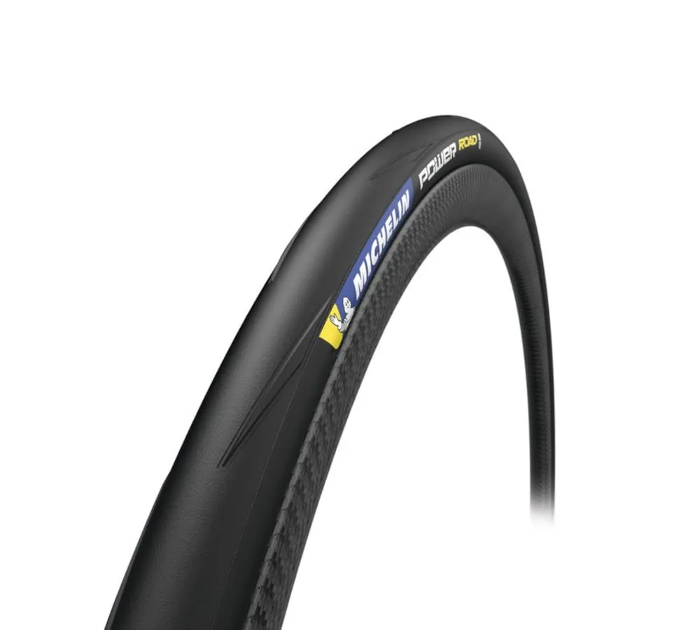 Michelin 700X25 Power Road Tubeless Bicycle Tyre, Black - Unisex Adult, 700X25C