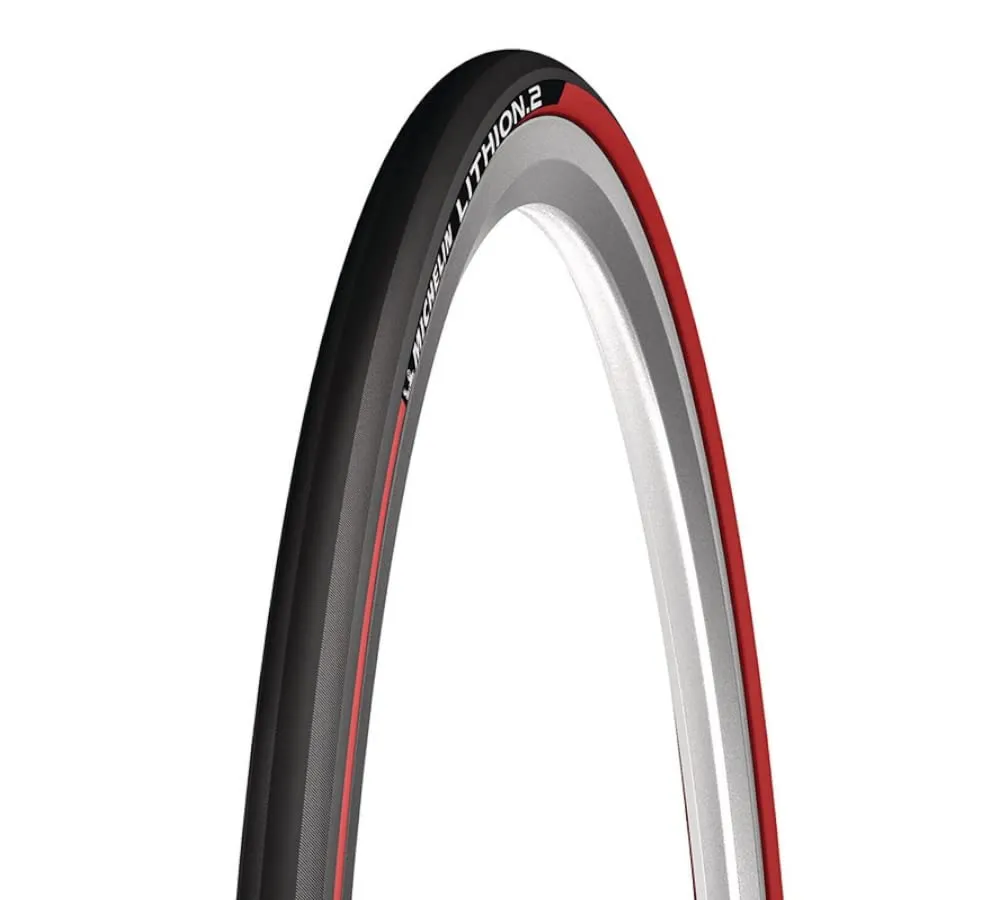 Michelin Lithion 2 Folding Clincher Tire 700x25C - High Performance, Durable, Puncture Resistant