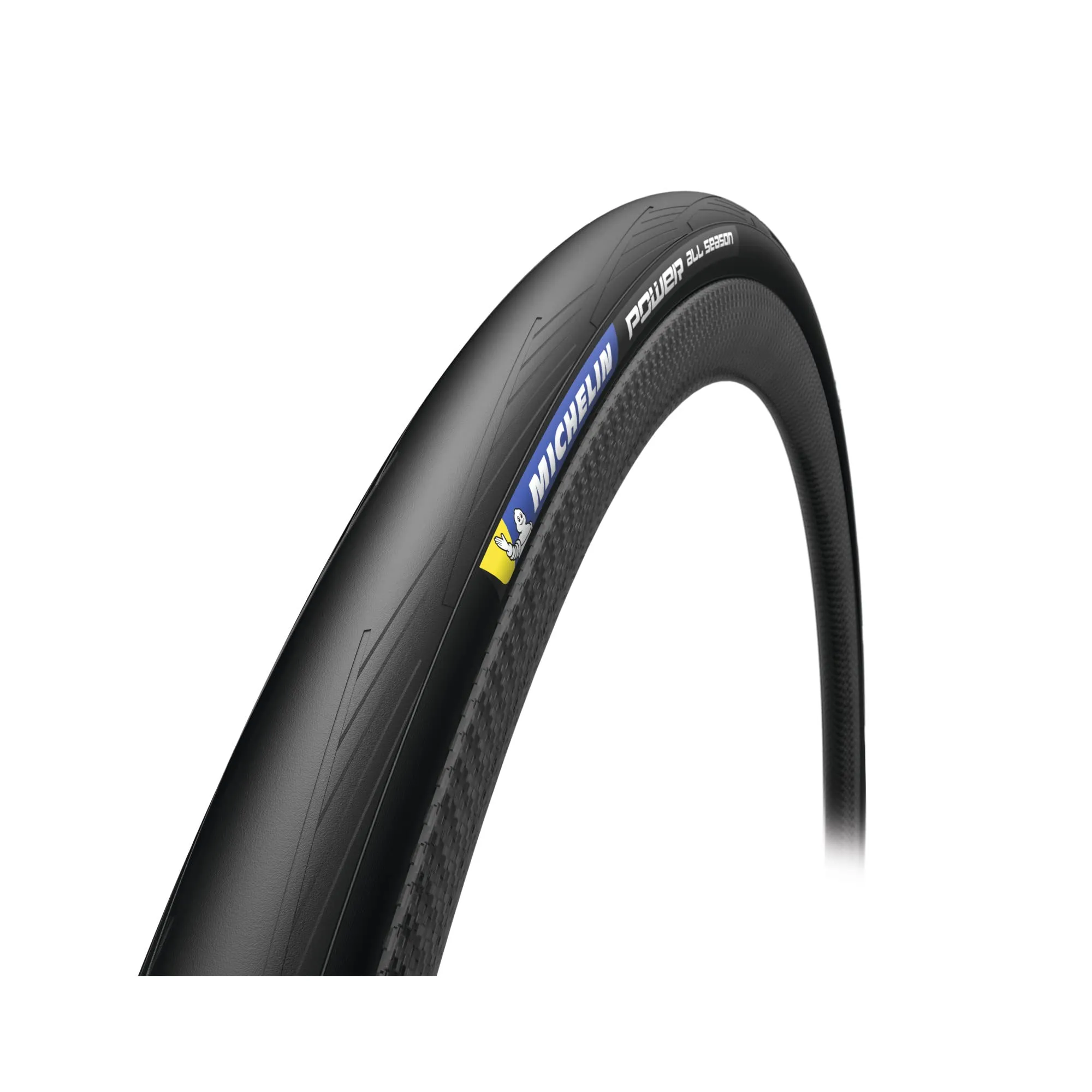 MICHELIN Power All Season Road Bike Tire, Black, 700x25 mm - Ultimate Grip and Durability