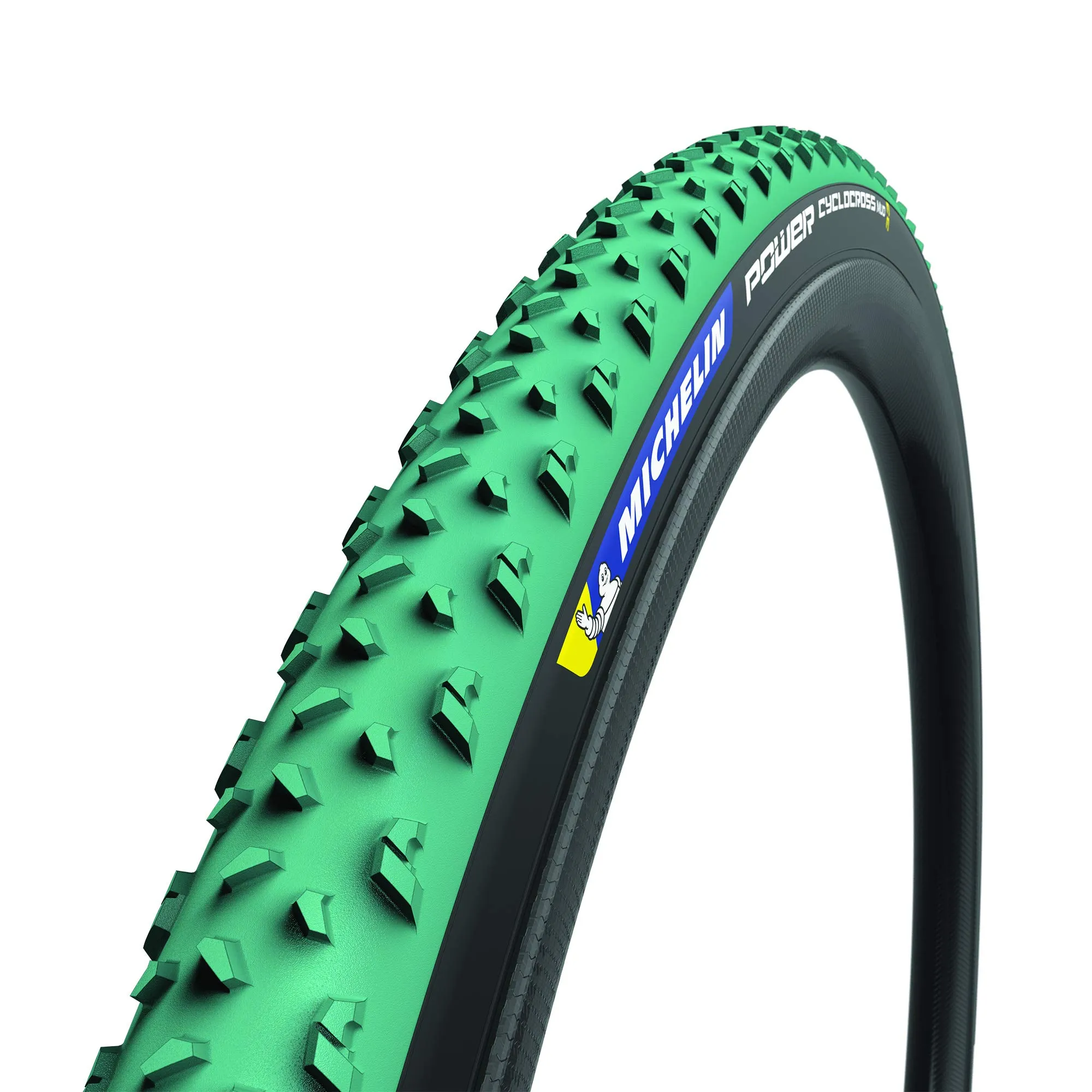 Michelin Power Cyclocross Mud Tire 700 x 33C, Tubeless Ready, Black Sidewall for Mixed Terrain