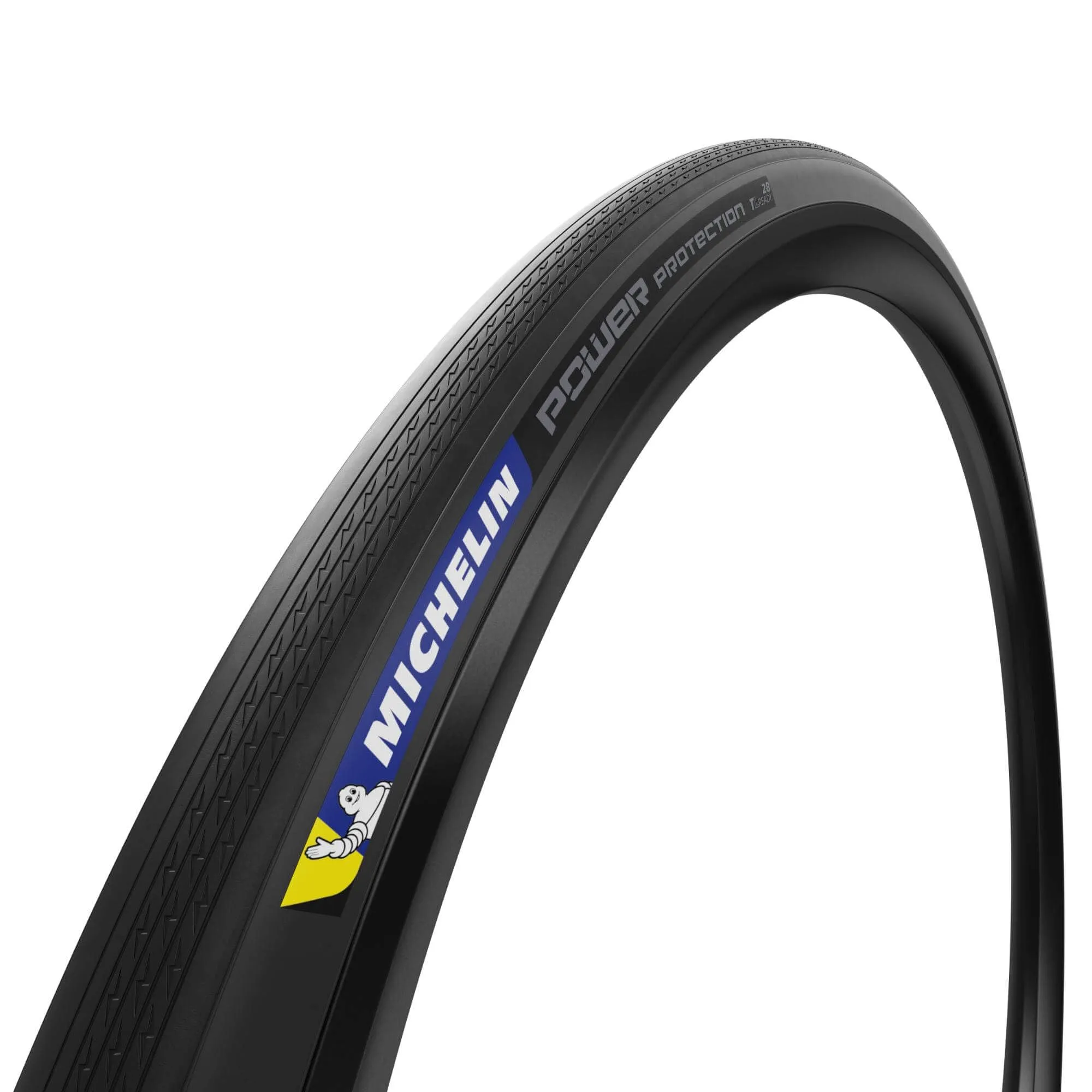 Michelin Power Protection TLR Tyre 700x32C Black - Tubeless Ready, Magi-X Compound for Road Cycling