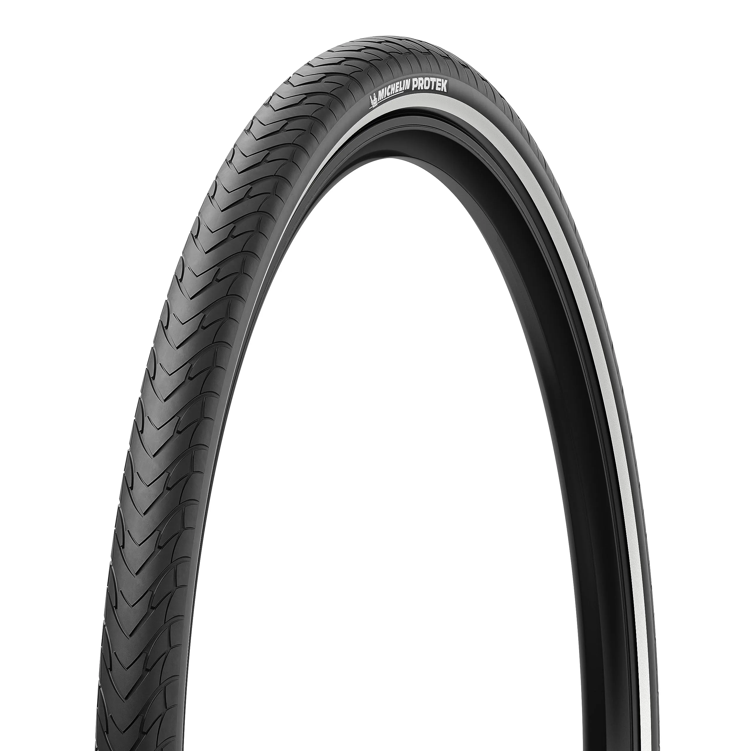 Michelin Protek 26 x 1.85' City Bike Tire - Tube Type, Black Sidewall, Anti-Puncture Protection