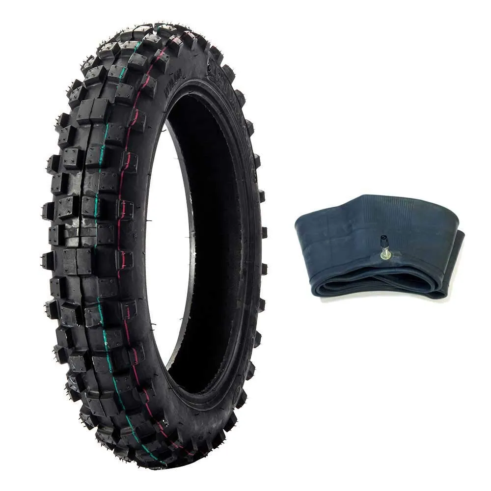 MMG Combo Knobby Tire with Inner Tube 2.50-10 for Off Road Dirt Bike - Excellent Grip & Handling