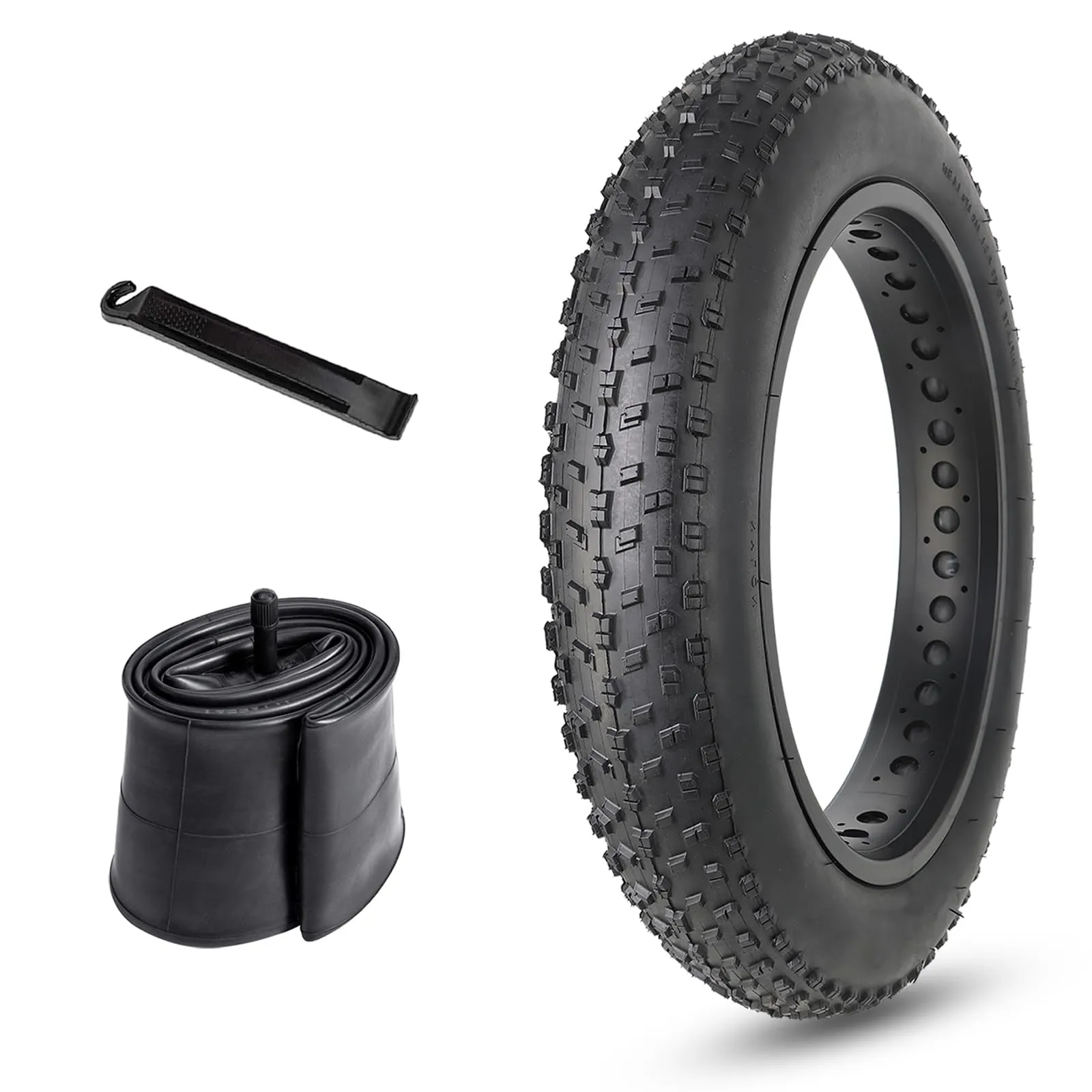 MOHEGIA 20x4.0-Inch Fat Bike Tire Replacement Kit with Tubes & Levers for Electric Snow Mountain Bikes