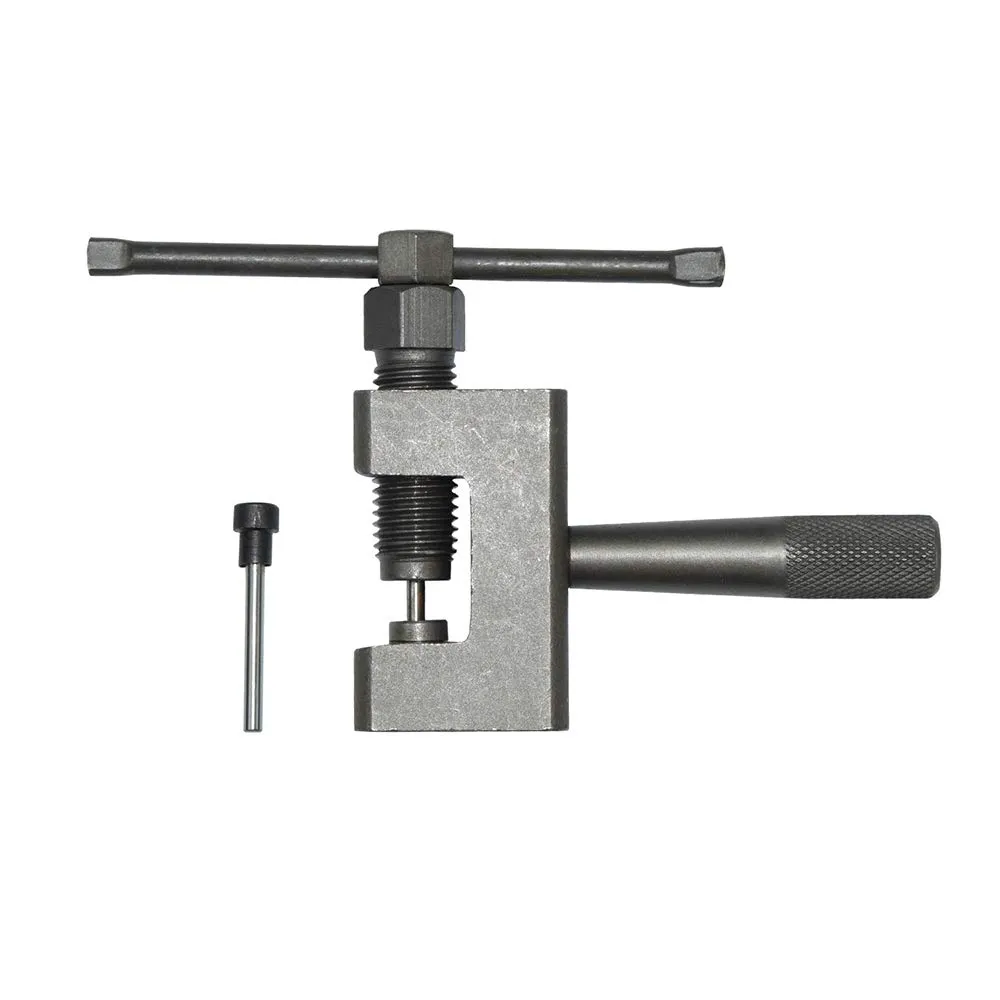 Motorcycle Chain Breaker Tool for 415 420 428 520 525 530 Chains - Durable Aluminum Alloy