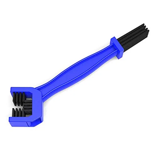 Motorcycle Chain Brush for Bicycle Scooter Gears - Blue, Durable Cleaning Tool for Maintenance