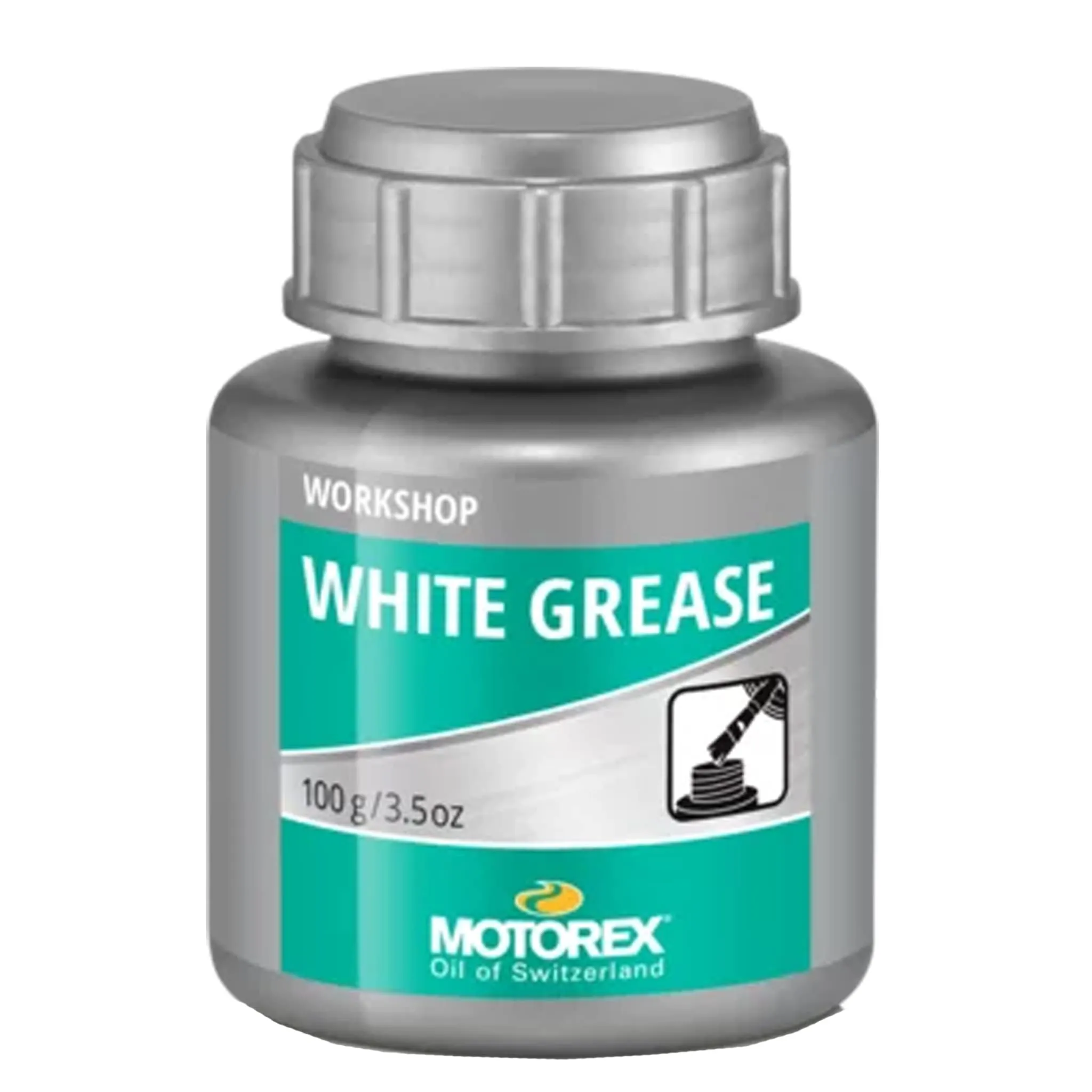 Motorex White Grease 100g - Lithium-Based Lubricant for Bikes with Outstanding Water Resistance