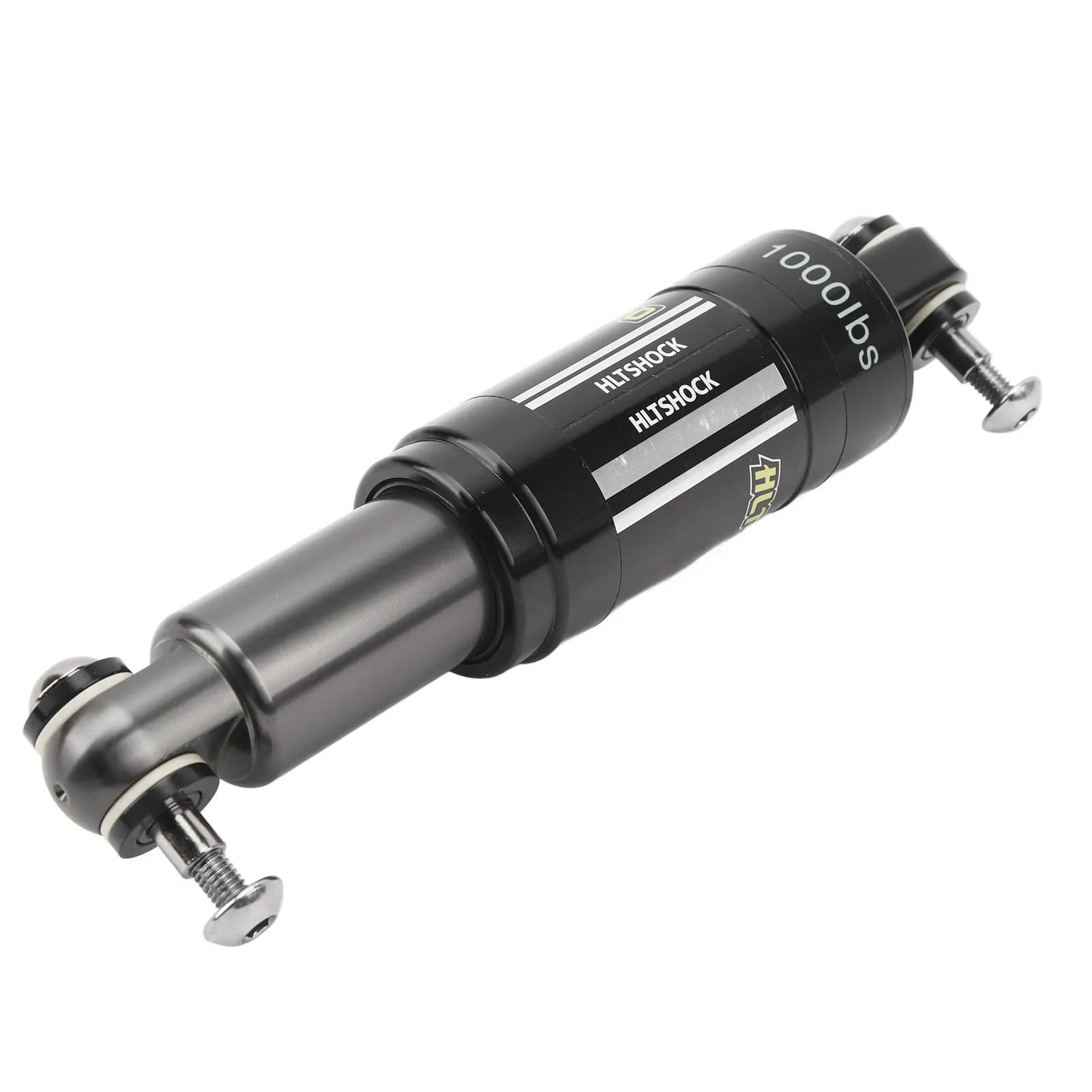 Mountain Bike Air Rear Shock 185mm 1000lbs Aluminum Alloy Adjustable Damper for E-Bikes