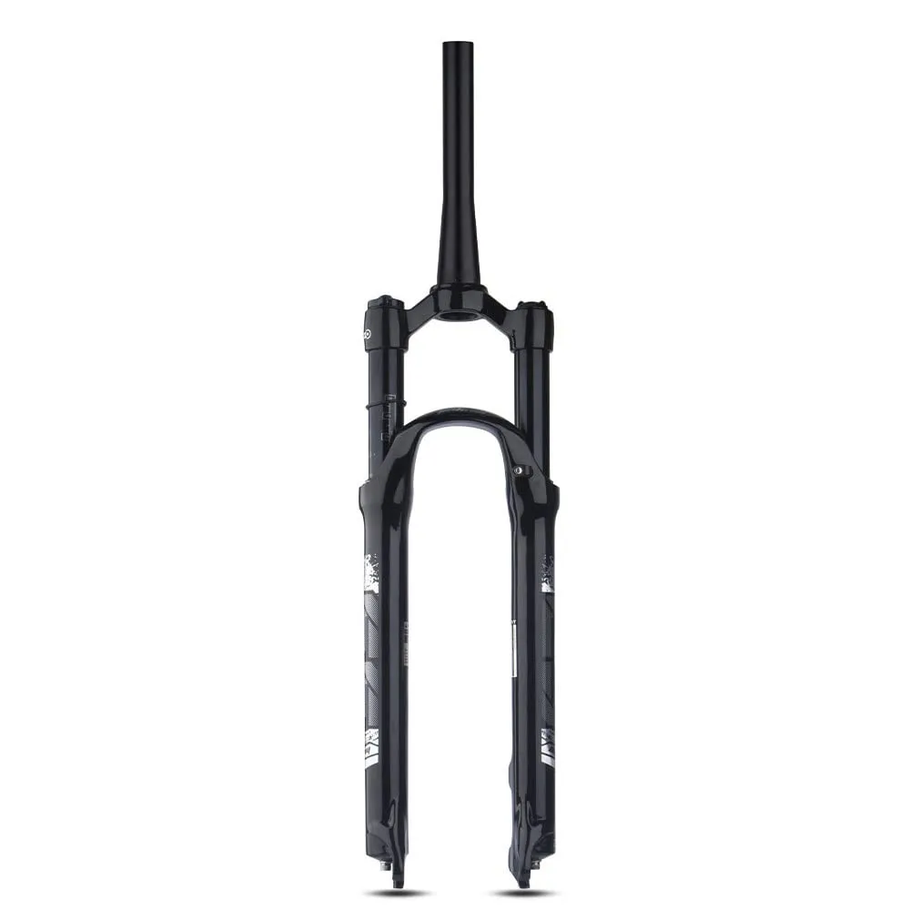 Mountain Bike Air Suspension Fork 100mm Travel 26/27.5/29 Inch Manual Lockout Disc Brake