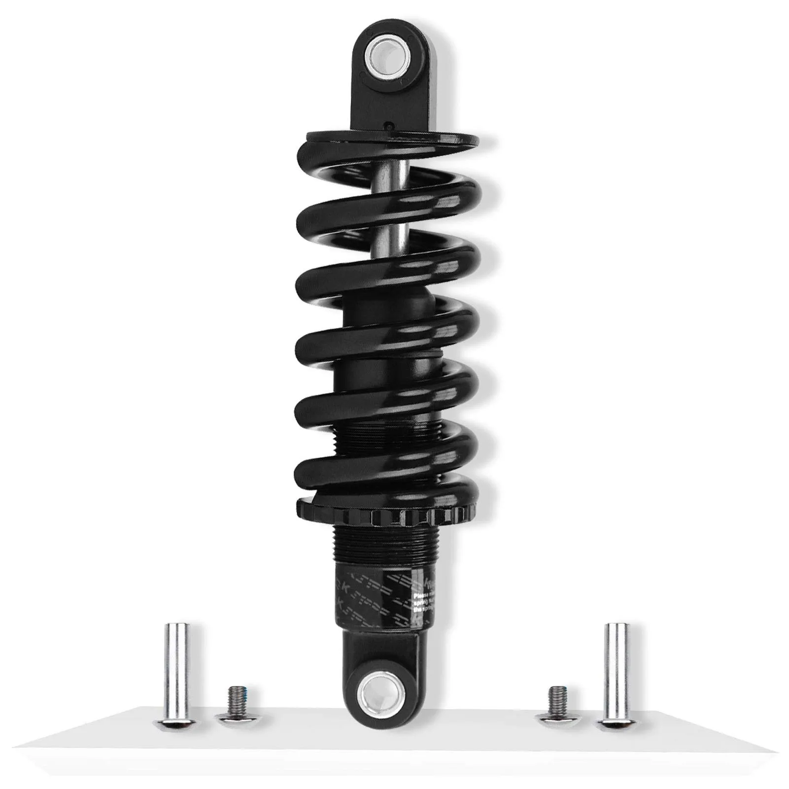 Mountain Bike Downhill Rear Shock Absorber 125-190mm Coil Spring Suspension for XC, Electric, Scooter