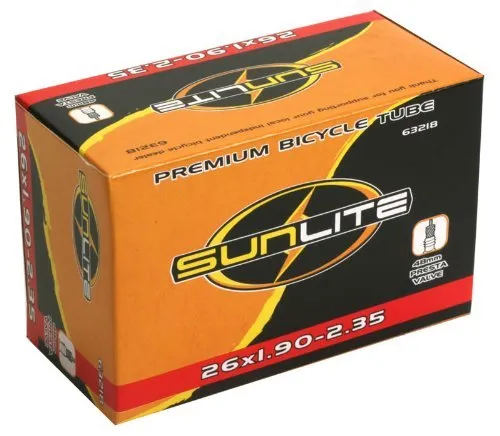 Mountain Bike Inner Tube 26' x 1.90'-2.35' 48mm Presta Valve Removable Core for All Bikes