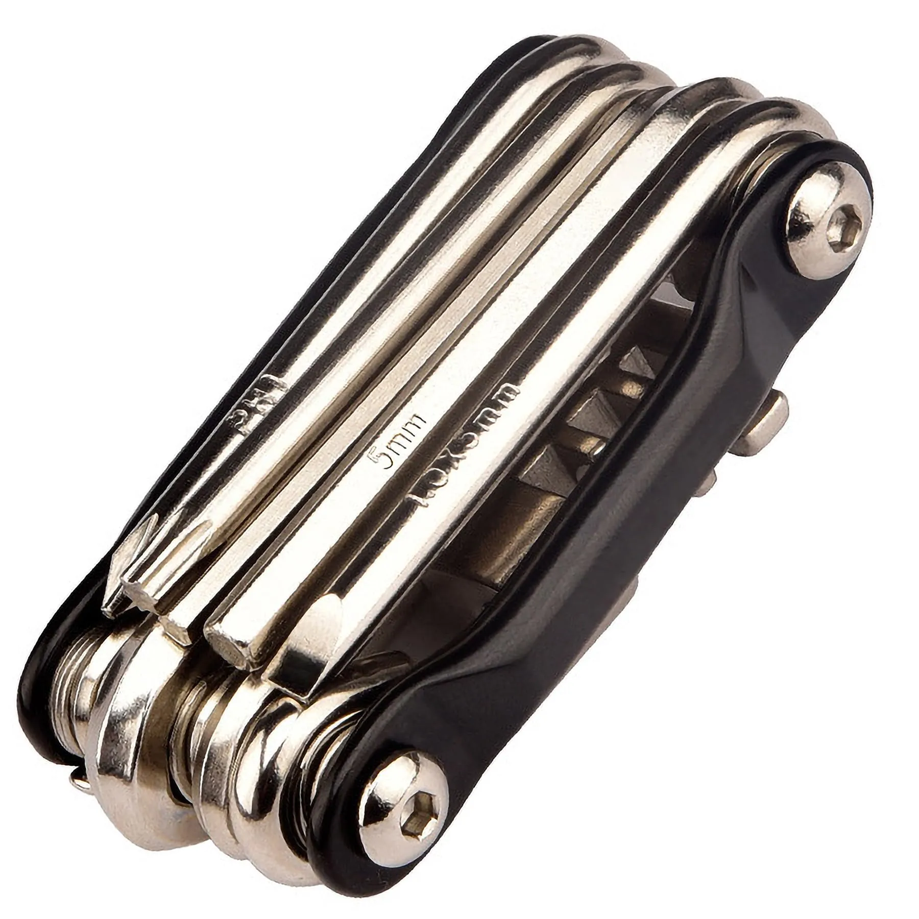 Mountain Bike Multitool with Chain Breaker, 12 Tools, Durable, Slim Profile for Road & Trail Use