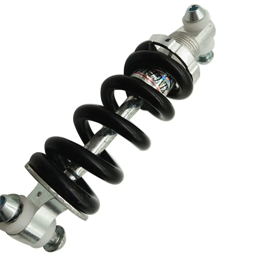 Mountain Bike Rear Shock Absorber 150mm LUNJE Coil Spring Suspension - Black, Durable Design