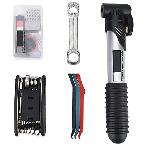 Mountain Bike Repair Kit Tool Storage Bag - Essential Cycling Toolset for On-the-Go Repairs