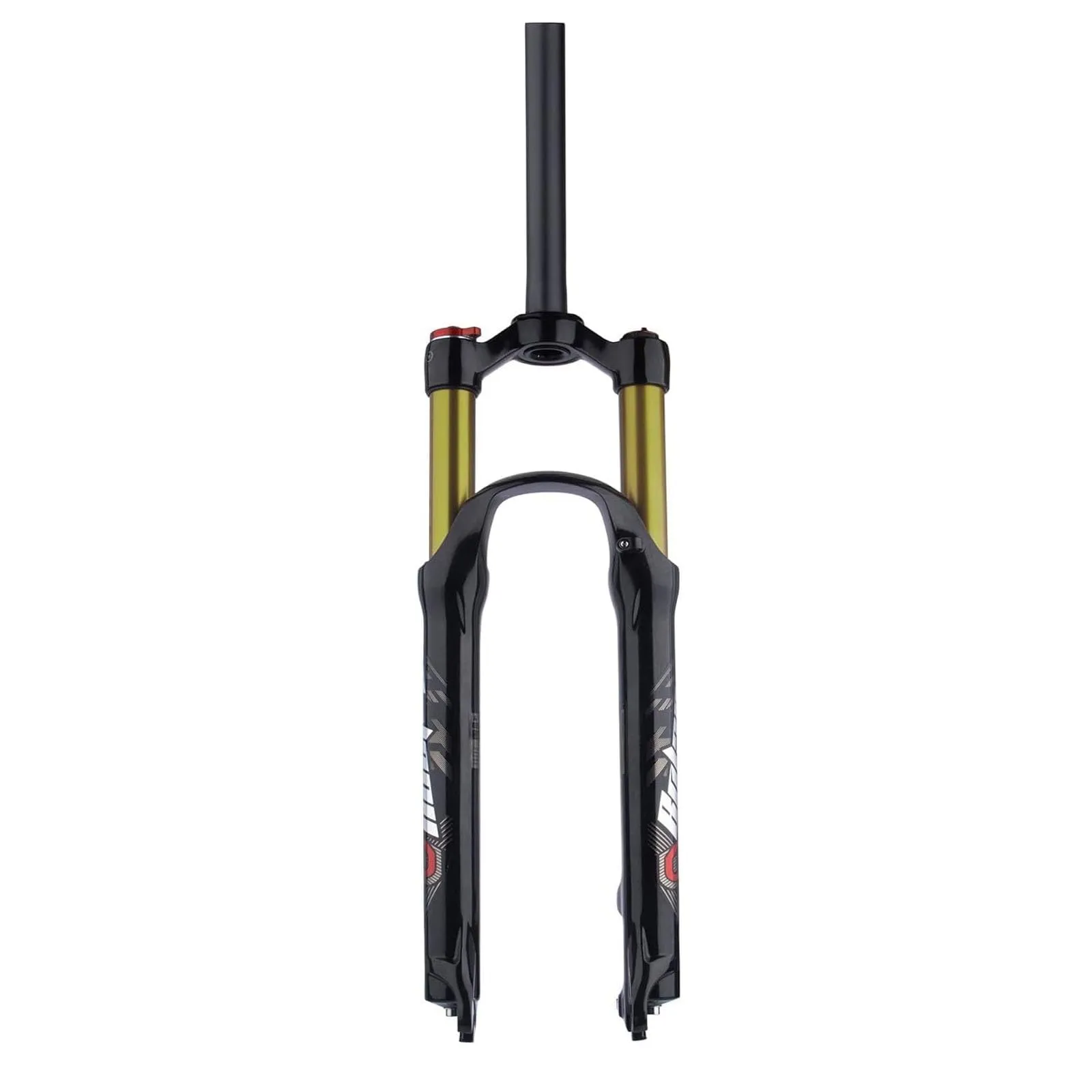 Mountain Bike Suspension Fork 26/27.5/29 Inch with Rebound Adjustment, Manual/Remote Lock, QR 9mm