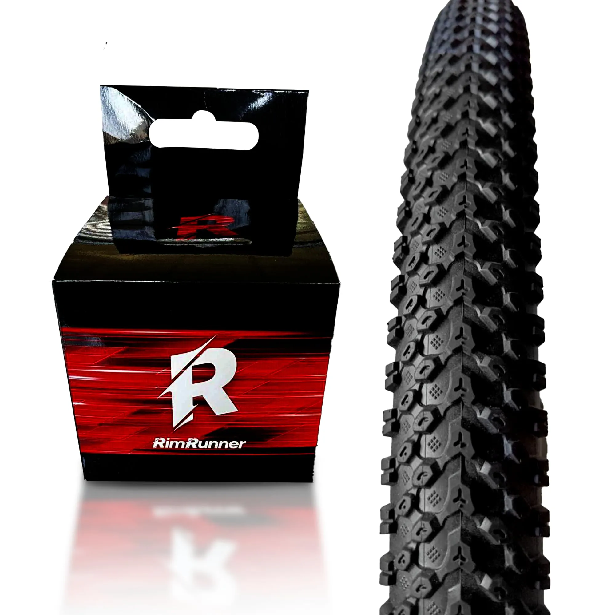 Mountain Bike Tire 26'' - Black Rubber - High-Performance Tire for Unmatched Traction & Durability