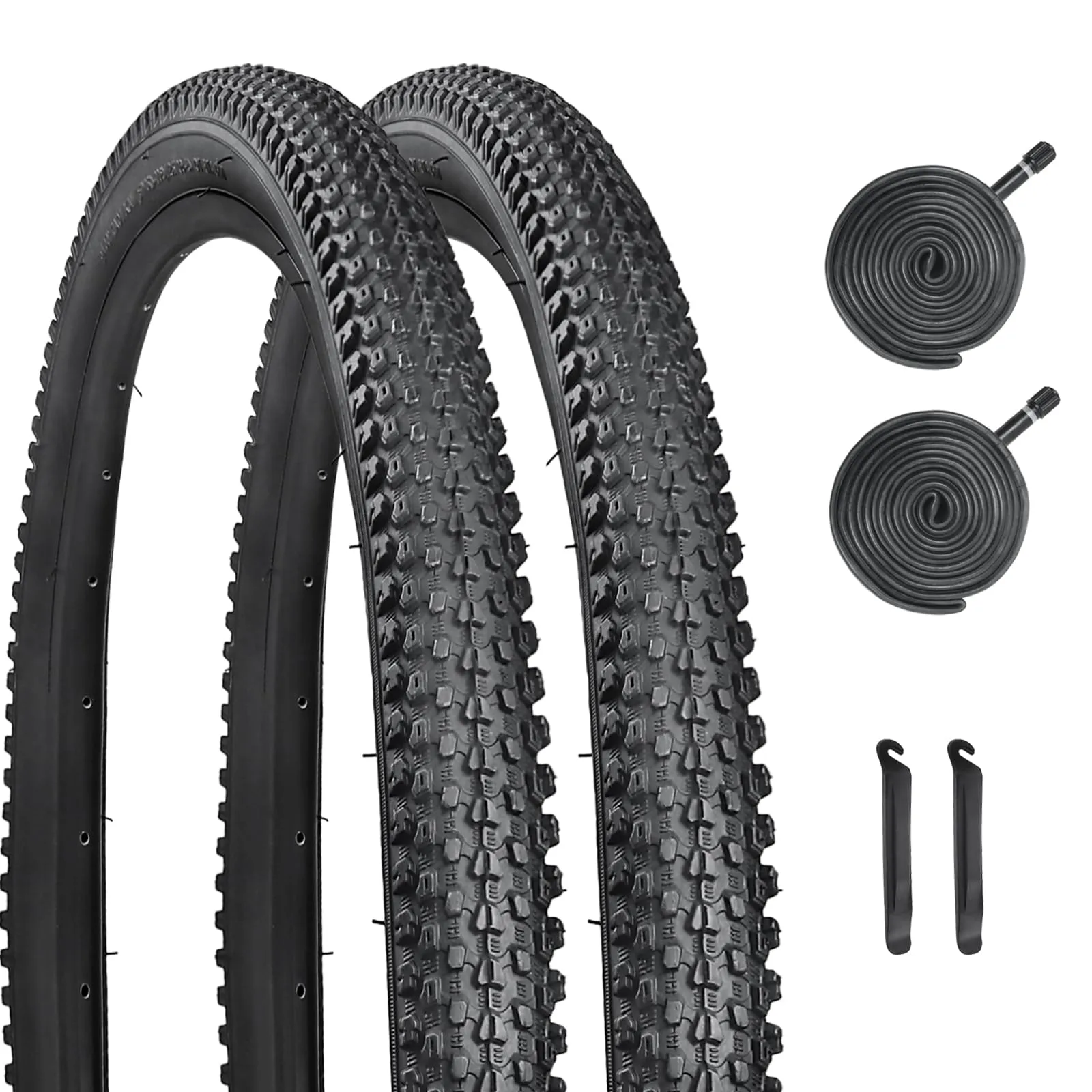 Mountain Bike Tires 24/26x2.125 inch Pair - YILUXING MTB Cruiser, Durable, Excellent Traction