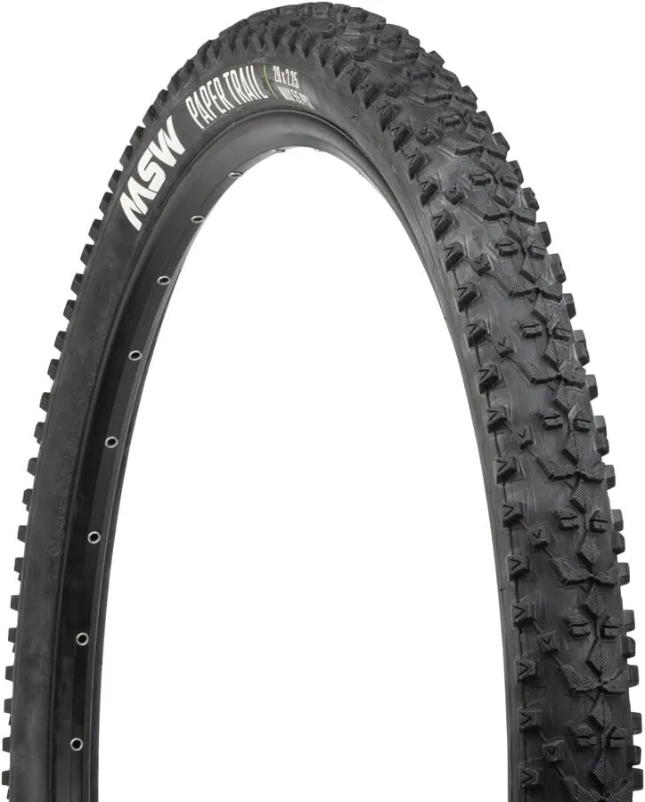 MSW Paper Trail Black Tire 29 x 2.25, 55 PSI, 33 TPI - Ideal for Mountain & Trail Bikes