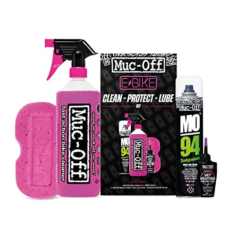 Muc-Off Ebike Clean Protect Lube Kit - Essential Maintenance for Electric Bikes