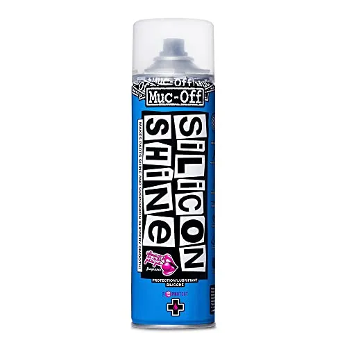 Muc-Off Silicon Shine - Factory Fresh Bike Finish Spray - Reduces Friction & Dirt Adhesion