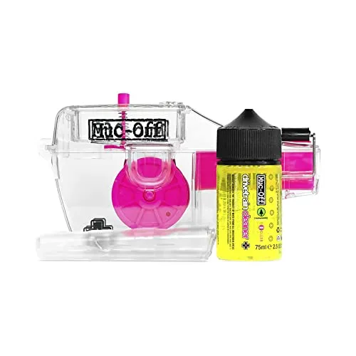 Muc-Off X-3 Dirty Chain Machine with 75ml Bio Drivetrain Cleaner - Effective Bicycle Chain Cleaner