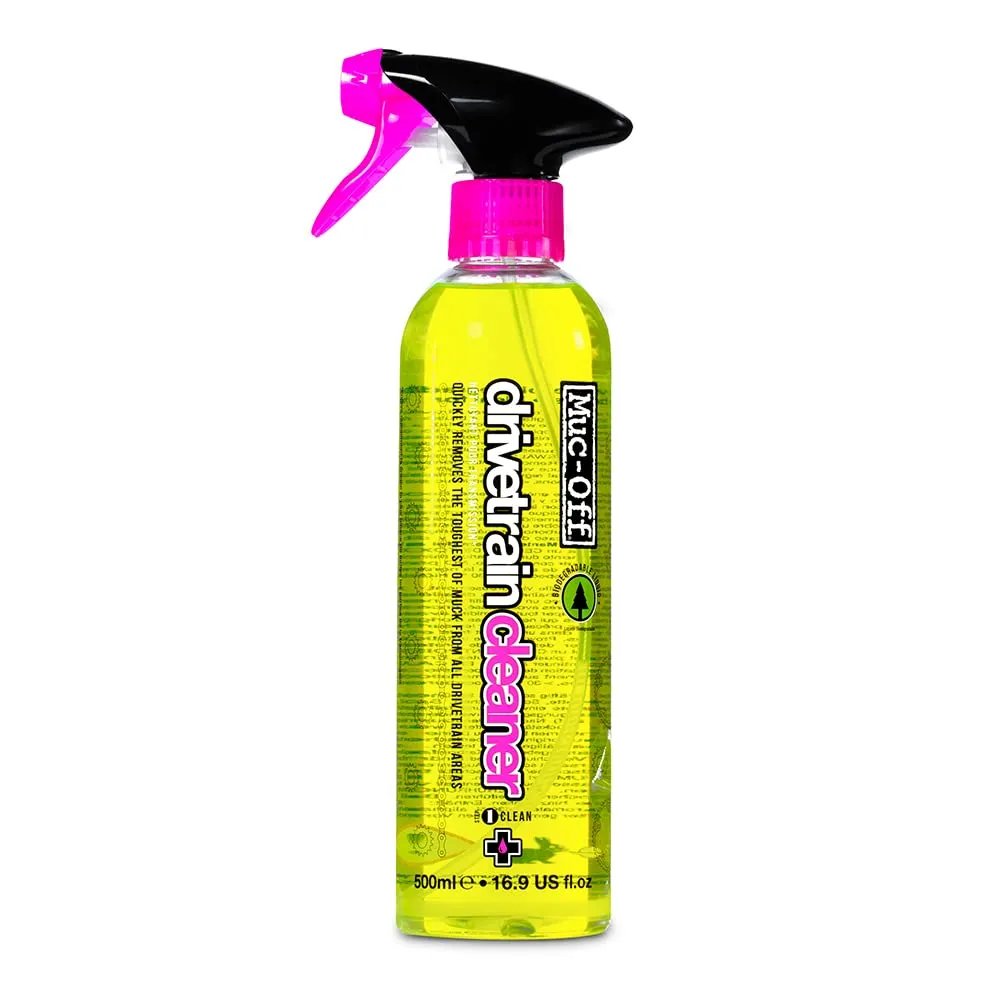 Muc Off Bio Drivetrain Cleaner 500ml - Biodegradable Chain Cleaner & Degreaser for All Bikes