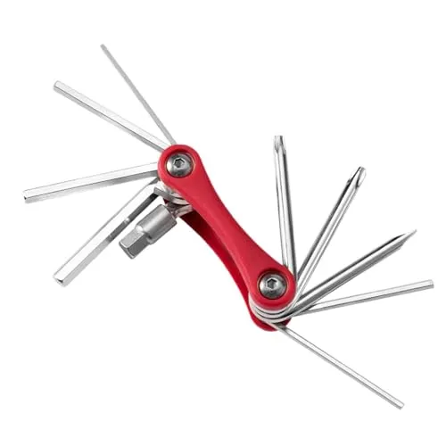 Multifunction Bike Repair Tools - Heavy Duty Multi-Tool Kit for Road & Mountain Bicycles