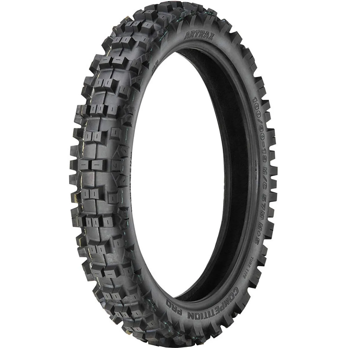 MX-Pro Dirt Bike Rear Tire 120/80-19 by Artrax - Unmatched Grip for Soft/Intermediate Terrain