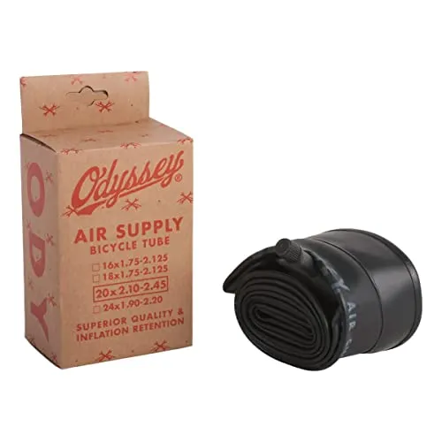Odyssey Air Supply Inner Tube 20' x 2.10-2.45' with Schrader Valve for Bikes