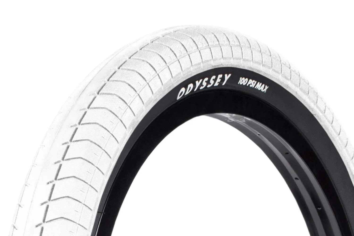 ODYSSEY Path Pro Tire 20 x 2.4 Clincher Wire White/Black - Durable, High-Performance BMX Tire