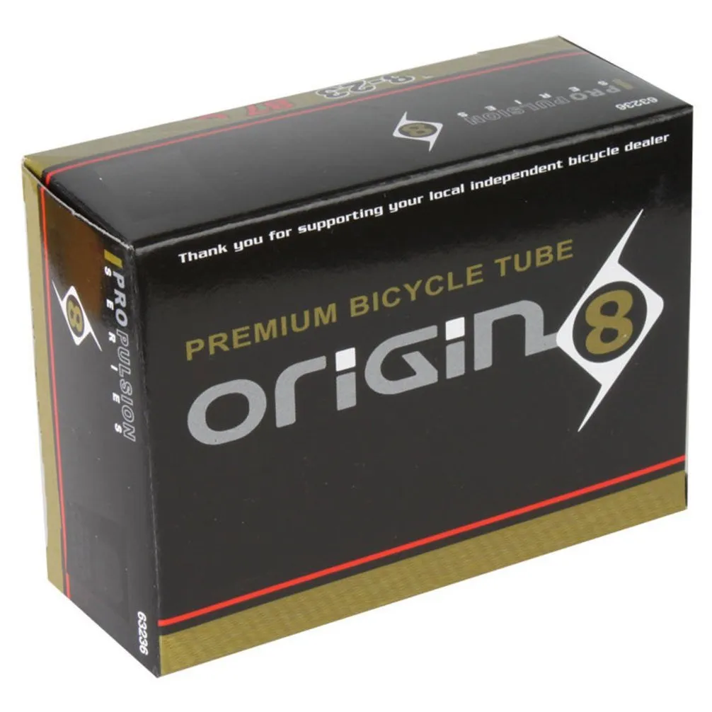 Origin 8 Premium ProLite Bicycle Tubes 60mm PV 700 x 18-23 - Removable Core Design, Brand New