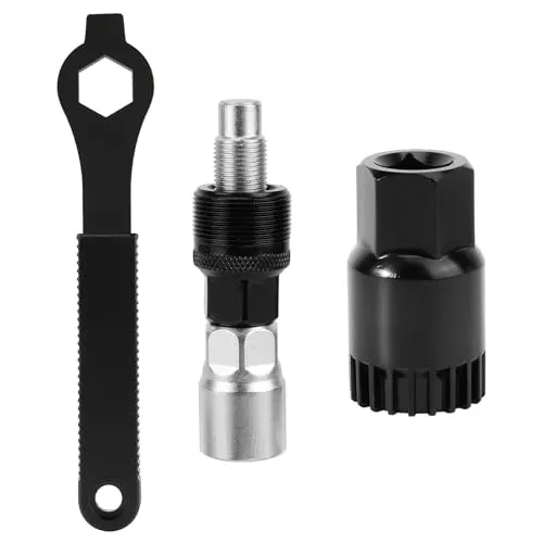 Oumers Professional Bicycle Crank Extractor Tool Set - Crank Arm & Bottom Bracket Remover Kit