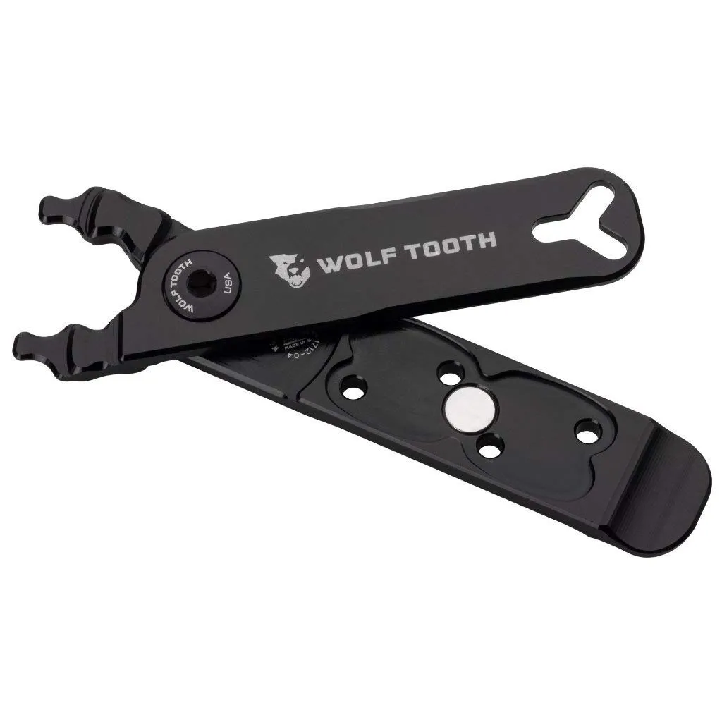Pack Pliers - Master Link Combo Pliers - Black with Black Bolt - Versatile Bike Tool for Trail Ready