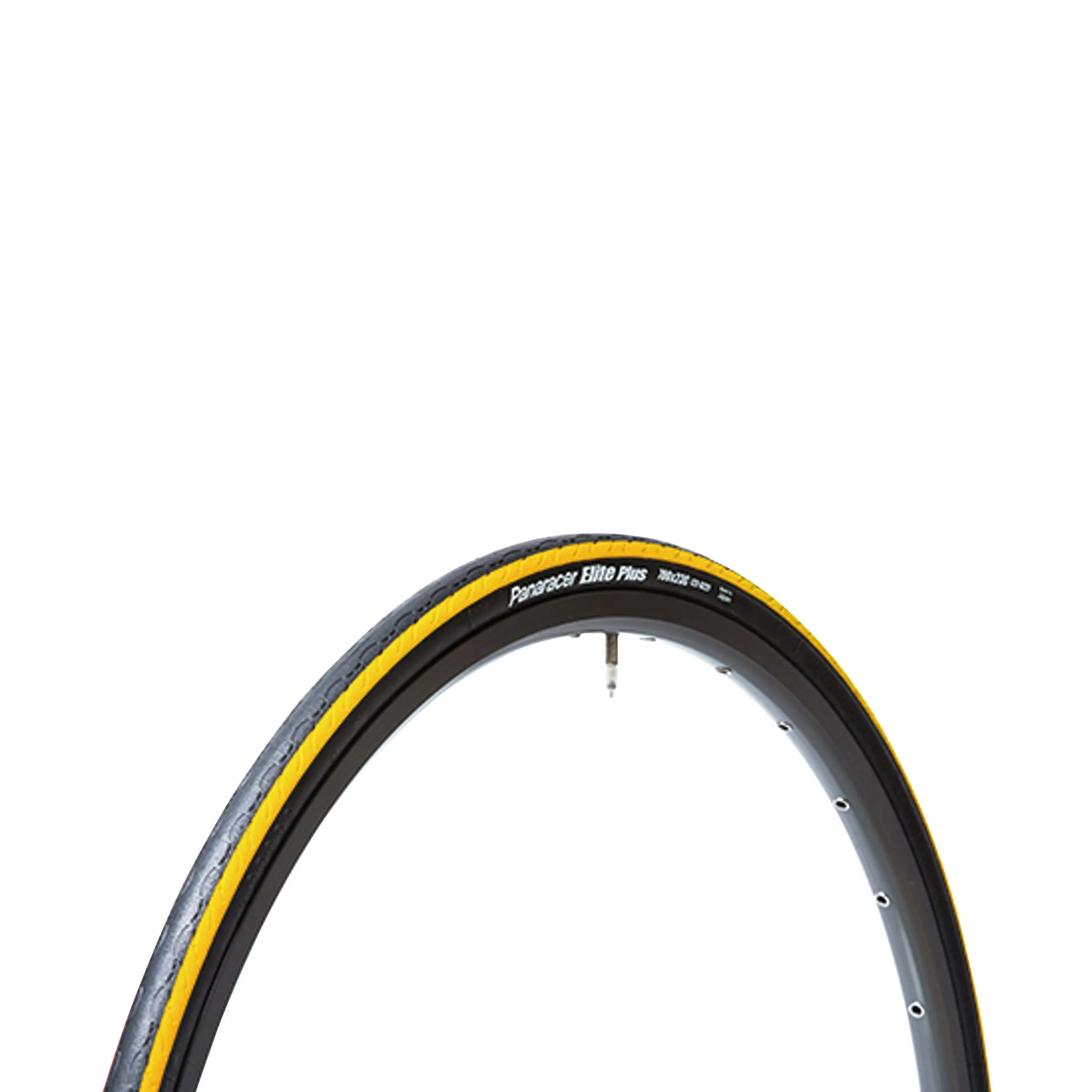 Panaracer Elite Plus F723-ELTP Clincher Tire 700x23C for Road & Cross Bikes, Black/Yellow Line
