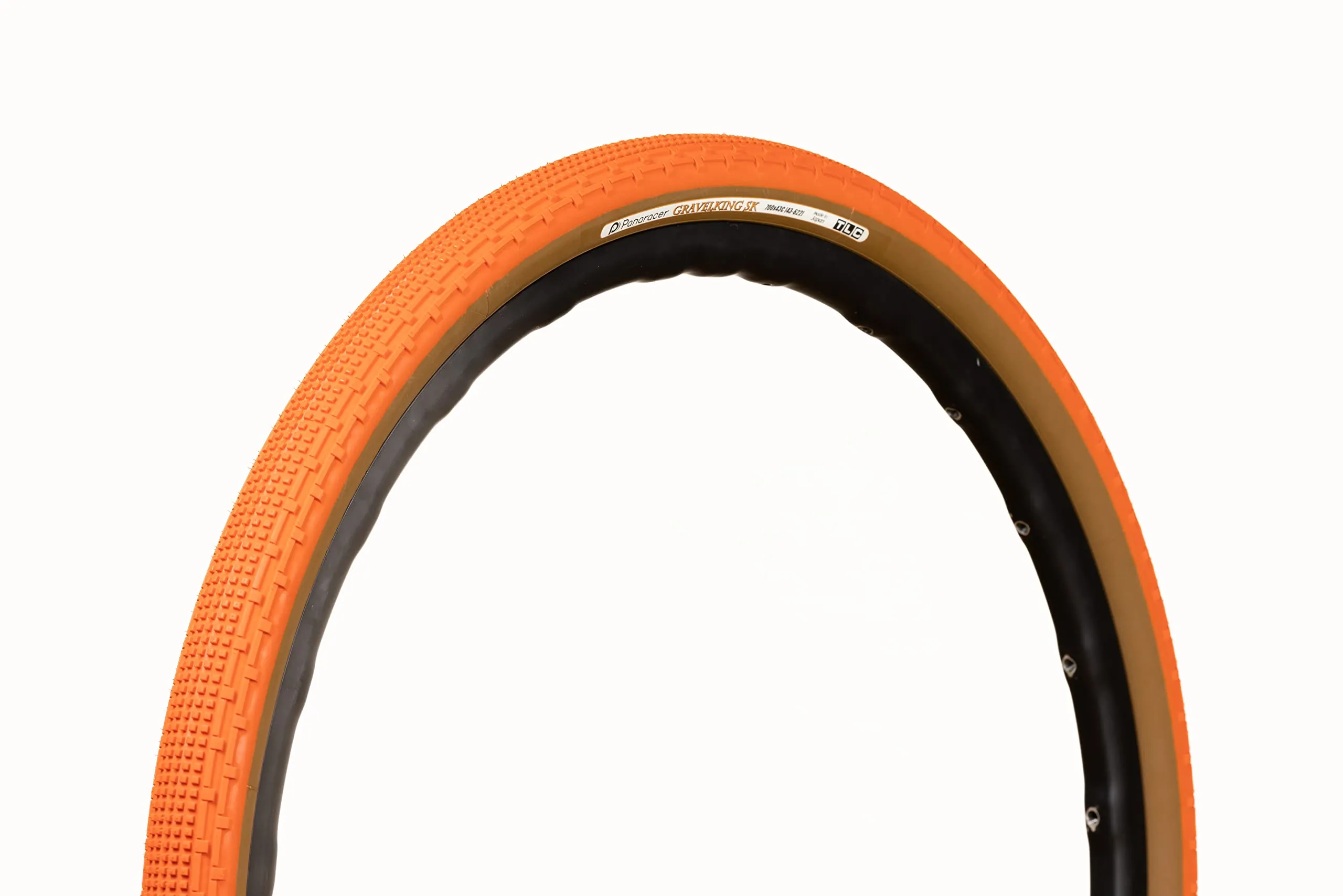 Panaracer Gravel King SK 700 x 32C/38C/43C 2023 Limited Color - Sunset Orange/Brown Tubeless Tire