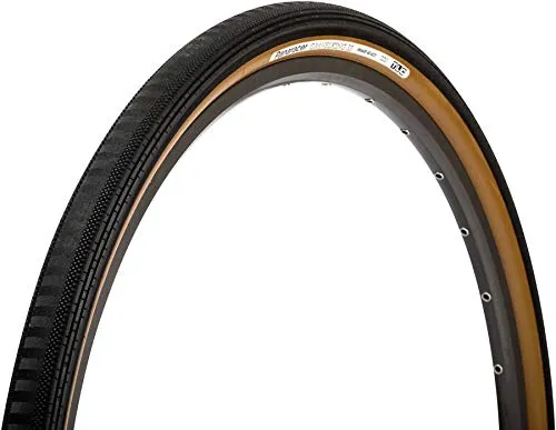 Panaracer Gravel King SS Tubeless Tire 700x45 - Black/Brown, 60 TPI, Perfect for Gravel Riding