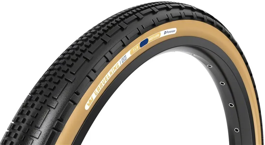 Panaracer GravelKing SK Tire - 650b x 43 Tubeless Folding Black/Brown for Gravel and Dirt