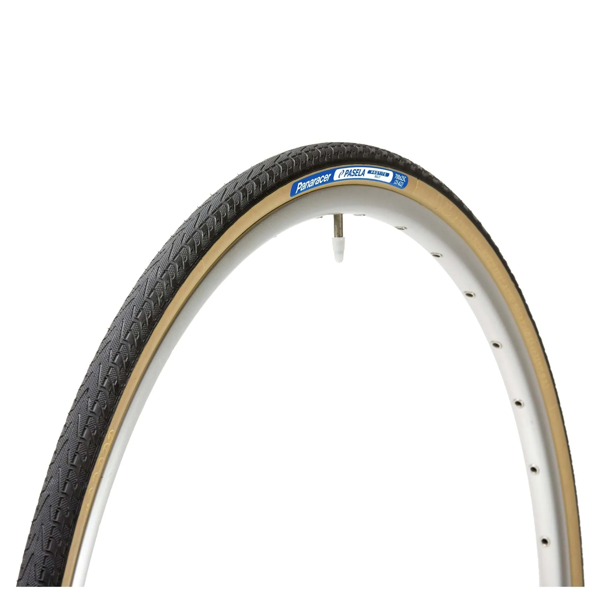 Panaracer GravelKing Slick 24' Tires - Urban/Commuter, Aramid Bead, Lightweight, Black/Amber