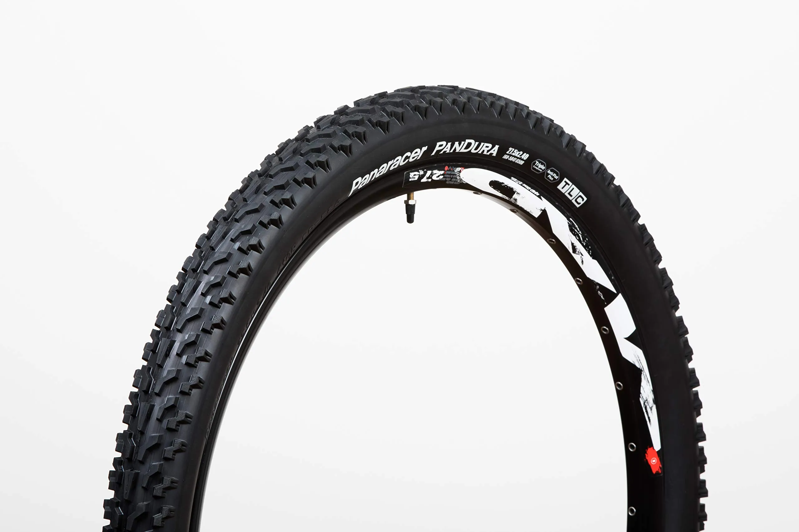 Panaracer GravelKing Slick Folding Gravel Tires 27.5' - Black Sidewall, Superior Puncture Resistance