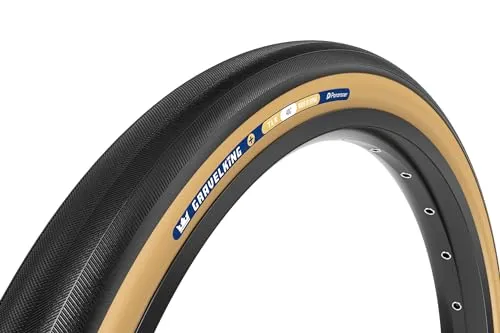 Panaracer GravelKing Slick Plus Tire - 700 x 35, Tubeless, Folding, Black/Brown