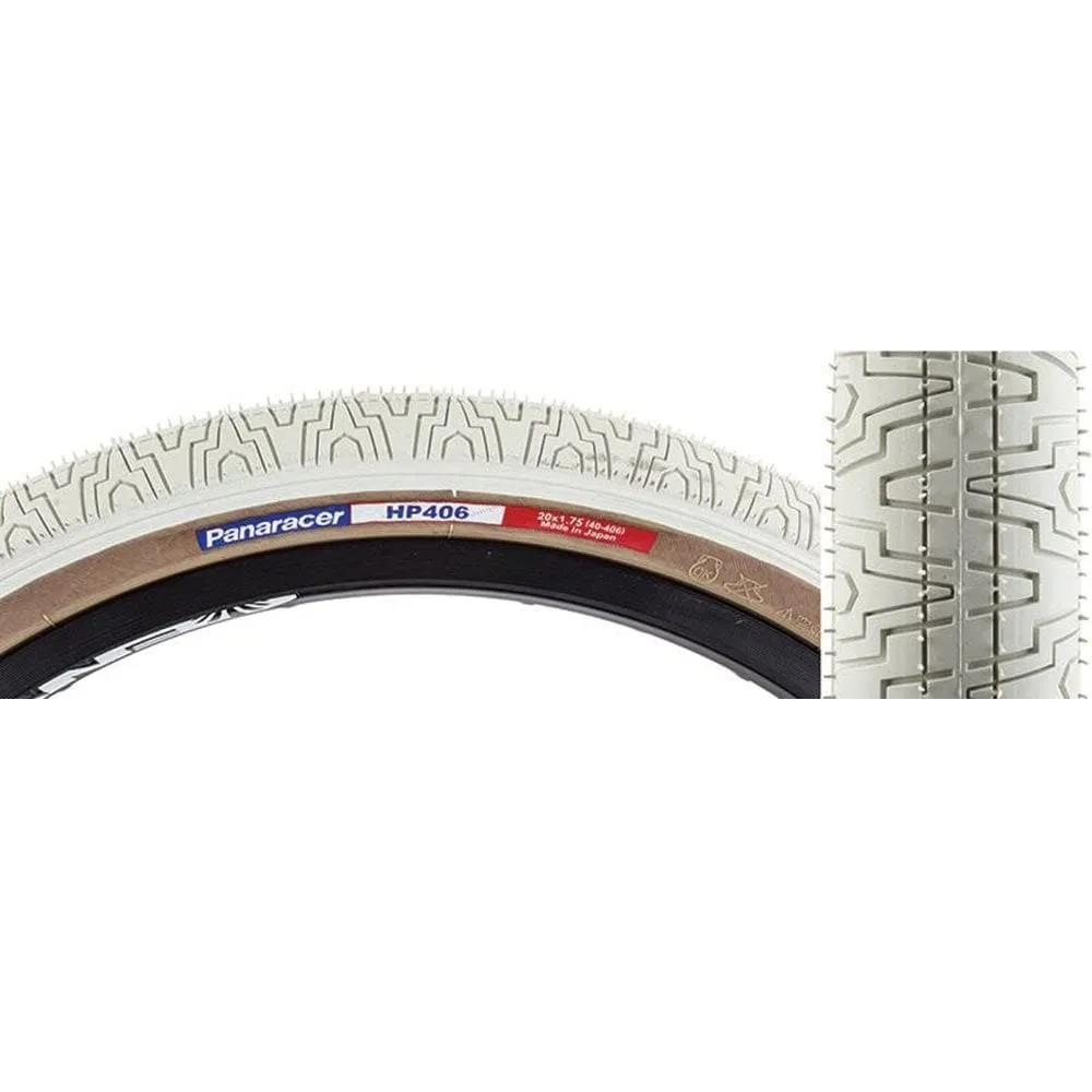 Panaracer HP406 20 x 1.75 Wire Flatland Tire - Lightweight, High-Quality, Made in Japan