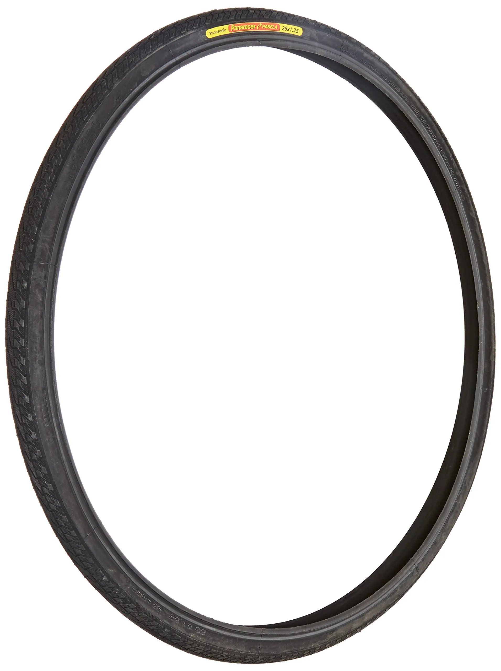 Panaracer Pasela Tire, Wire Bead, Black, 26 x 1.25-Inch, 280g - Versatile for All Riding Needs